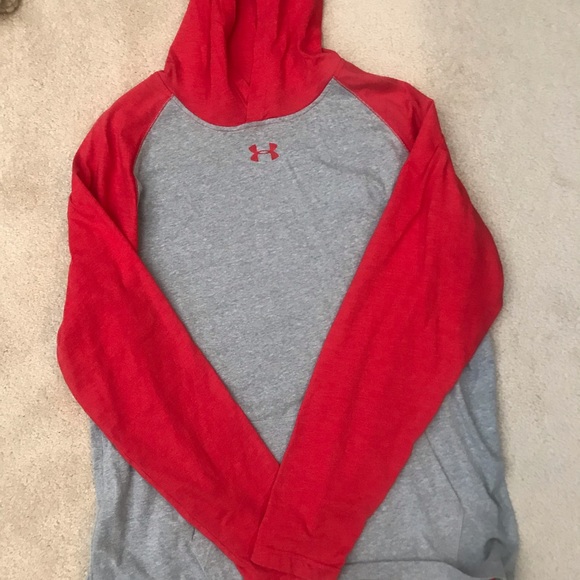 Under Armour, multi colored , XL unisex hooded shirt with front pocket - Picture 6 of 7